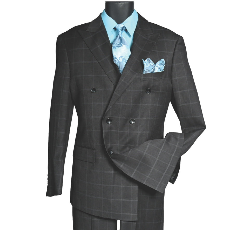 MAZARI: Windowpane 2pc Suit 2250